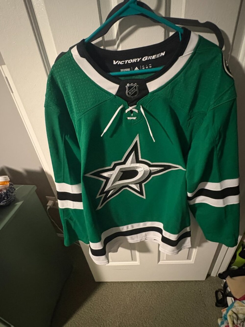 Adidas Dallas Stars NHL Hockey Jersey Green Men's Size 52